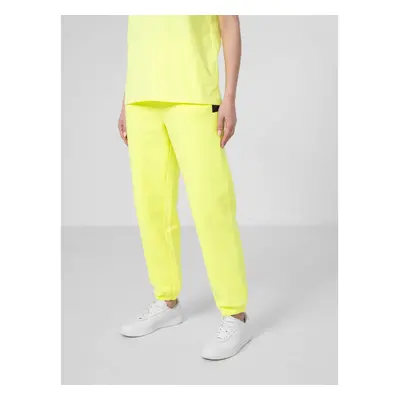 Női nadrágok 4F WOMENS TROUSERS SPDD012-45S-CANARY GREEN