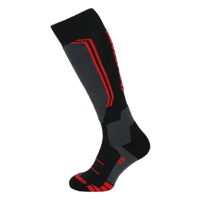 Sí térdzokni (zokni) BLIZZARD Allround wool ski socks,black anthracite red