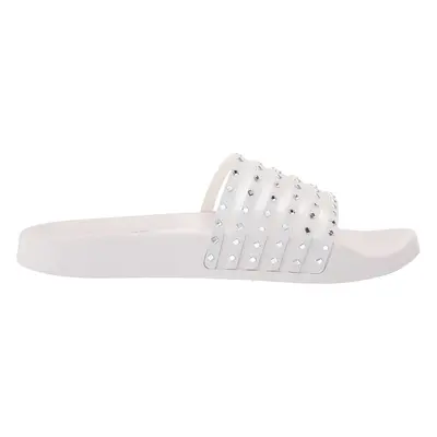 Női papucs (strandcipő) SKECHERS Pops Up Sheer Me Out white