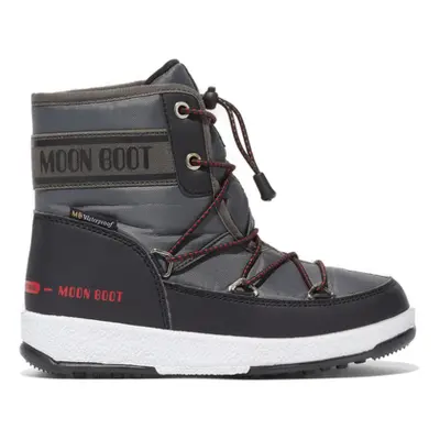 Fiú téli bokacsizma MOON BOOT Boy Mid Jr black castlerock