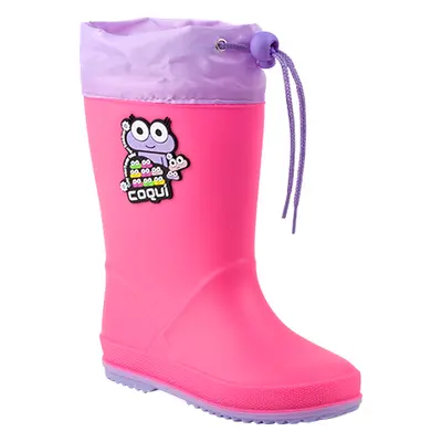 Lányok gumicsizma COQUI Rainy Collar Frog lt. fuchsia lt. lila