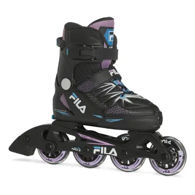 Junior görkorcsolyák FILA SKATES X-ONE G BLACK PINK LIGHTBLUE