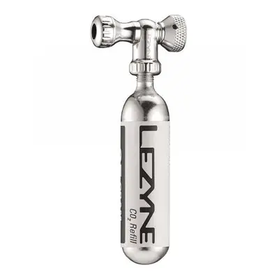 Kerékpáros szivattyú LEZYNE CONTROL DRIVE CO2 SILVER GLOSS WITH 25G CARTRIDGE