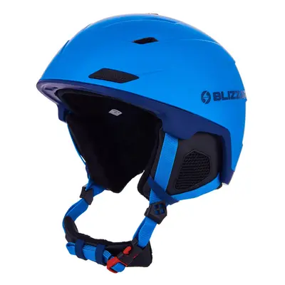 Sí sisak BLIZZARD Double ski helmet, blue matt dark blue, big logo