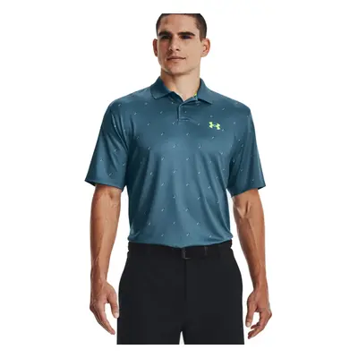 Férfi golfpóló rövid ujjal UNDER ARMOUR UA Perf 3.0 Deuces Polo-BLU