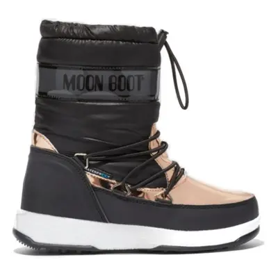 Lányok téli bokacsizma MOON BOOT Girl Soft Jr black copper