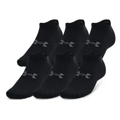 Zokni UNDER ARMOUR UA Essential No Show 6 Pack-BLK