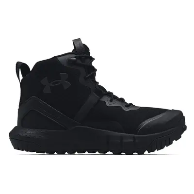 Női boka túracipő UNDER ARMOUR UA W Micro G Valsetz Mid black black jet gray