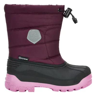 Gyermek magas téli csizma COLOR KIDS Boots melange WP potent purple