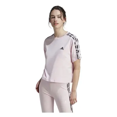 Rövid ujjú női póló ADIDAS VIBAOP 3S CRO T-IL5870-clear pink MULTICOLOR