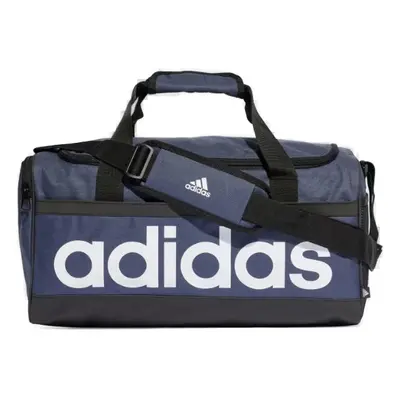 Cestovná taška ADIDAS LINEAR DUFFEL S SHANAV BLACK WHITE