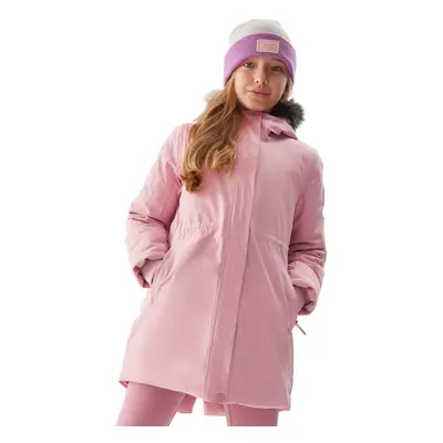 Lány dzseki 4F JUNIOR JACKET-JAW23TJACF106-56S-LIGHT PINK