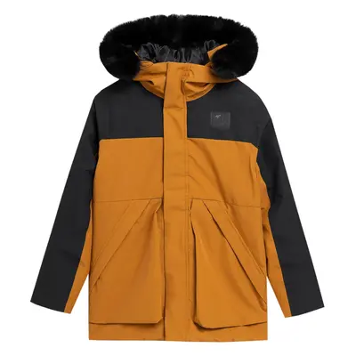 Fiú kabát 4F JUNIOR JACKET-JAW23TJACM109-82S-LIGHT BROWN