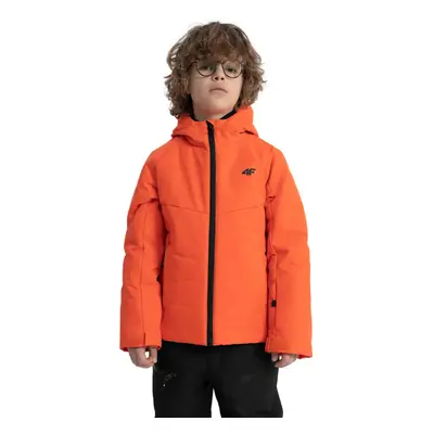 Fiú síkabát 4F JUNIOR TECHNICAL JACKET-JAW23TTJAM298-70S-ORANGE