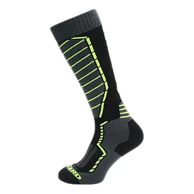 Sí térdzokni (zokni) BLIZZARD Profi ski socks, black anthracite signal yellow