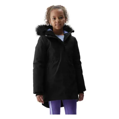 Lány dzseki 4F JUNIOR JACKET-JAW23TJACF106-21S-BLACK