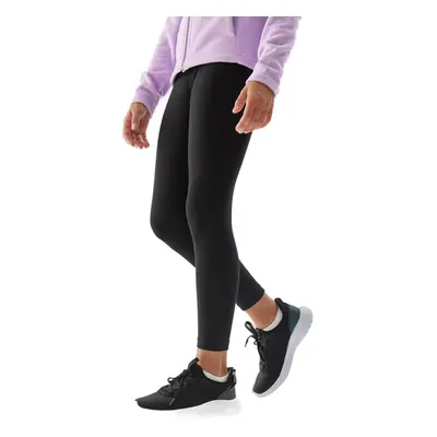 Lányok leggings 4F JUNIOR TIGHTS-JAW23TTIGF093-20S-DEEP BLACK