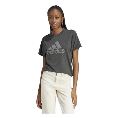 Rövid ujjú női póló ADIDAS W WINRS 3.0 TEE-IM2423-black melange grey three,