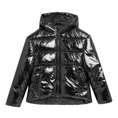 Lány dzseki 4F JUNIOR DOWN JACKET-JAW23TDJAF267-21S-BLACK