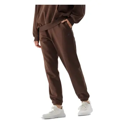 Női nadrágok 4F TROUSERS-AW23TTROF455-81S-BROWN