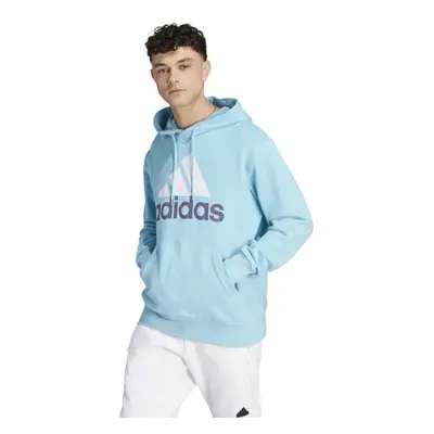 Férfi kapucnis pulóver ADIDAS M BL FT HD-IJ8588-light aqua