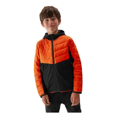 Fiú túra softshell kabát 4F JUNIOR TECHNICAL JACKET-JAW23TTJAM282-70S-ORANGE