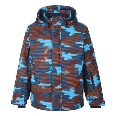 Fiú síkabát COLOR KIDS Ski jacket AOP, AF 10.000, blue