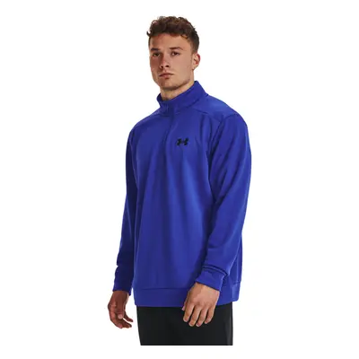 Hőszigetelt férfi edzőpulóver 1 2 cipzárral UNDER ARMOUR UA Armour Fleece 1 4 Zip-BLU