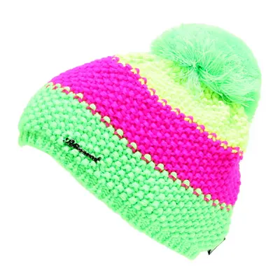 Női téli sapka BLIZZARD Tricolor CAP yellow pink green W