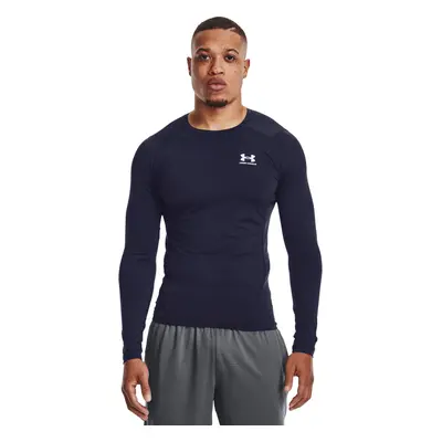 Hőszigetelt, hosszú ujjú kompressziós férfi póló UNDER ARMOUR UA HG Armour Comp LS-NVY