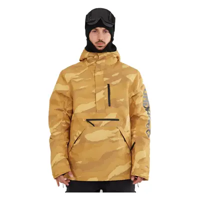 Férfi sídzseki FUNDANGO Tilbury Logo Anorak-246-okker melange