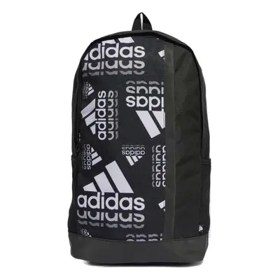 Táska ADIDAS LIN BP M GFXU BLACK WHITE