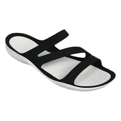 Női papucs (strandcipő) CROCS Swiftwater Sandal W black white