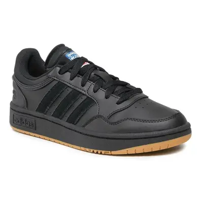 Férfi szabadidős lábbelik ADIDAS Hoops 3.0 Low Classic core black core black cloud white