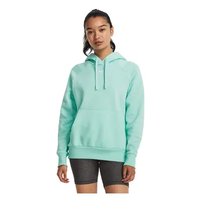 Hőszigetelt női edzőpulóver kapucnival UNDER ARMOUR UA Rival Fleece Hoodie-BLU 361