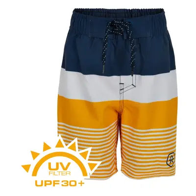 Fiú fürdőruha COLOR KIDS Swim shorts stripes UPF 30+ Saffron