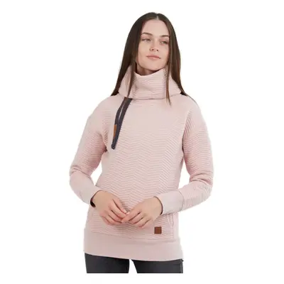 Női kapucnis pulóver FUNDANGO Aliz Pullover-320-rose