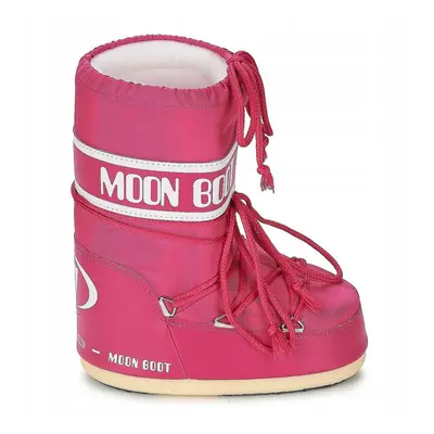 Gyermek magas téli csizma MOON BOOT Icon Nylon bouganville Kids