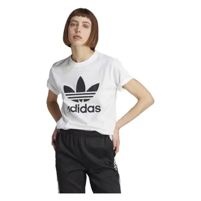 Rövid ujjú női póló ADIDAS ORIGINALS TREFOIL TEE-IK4036-white