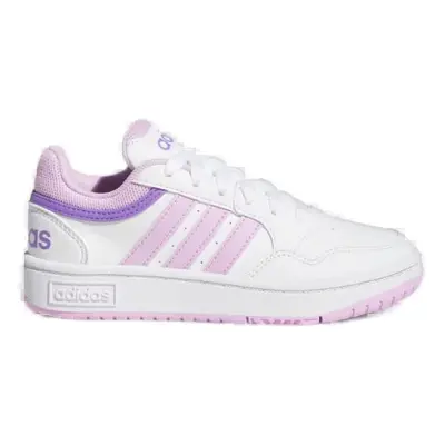 Lányok szabadidős cipők ADIDAS Hoops 3.0 cloud white core black violet fusion