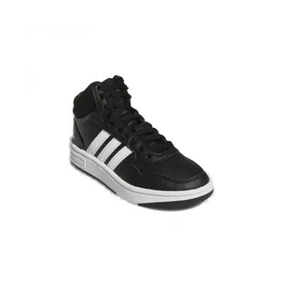 Junior szabadidős lábbelik ADIDAS Hoops Mid 3.0 K core black cloud white grey six