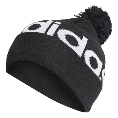 Női téli sapka ADIDAS POMPOM BEANIE BLACK WHITE