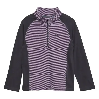 Lányok sípolár kabát COLOR KIDS Fleece Pulli - Striped, violet tulle