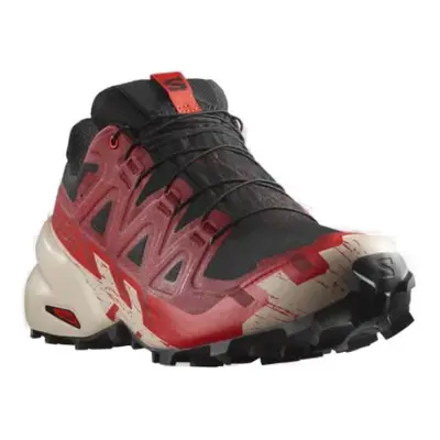 Férfi futócipő SALOMON Speedcross 6 GTX black red dalhia poppy red