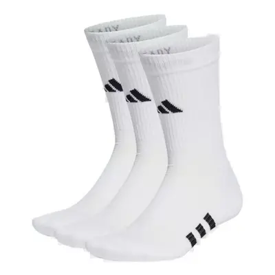 Zokni ADIDAS PERF CUSH CRW 3 PACK-WHITE WHITE WHITE