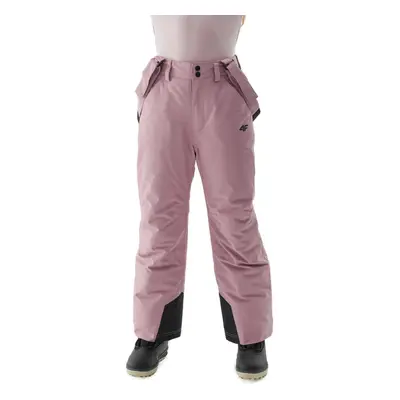 Lányok sínadrág 4F JUNIOR TROUSERS FNK-JAW23TFTRF353-53S-DARK PINK