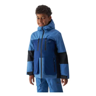 Fiú síkabát 4F JUNIOR TECHNICAL JACKET-JAW23TTJAM301-33S-BLUE