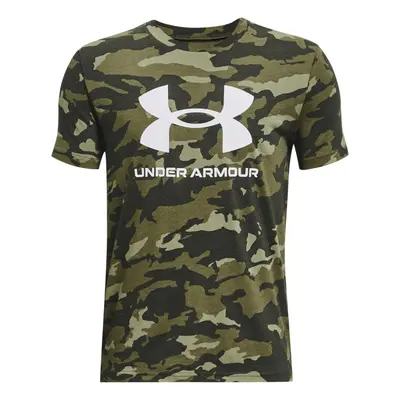 Fiú rövid ujjú póló UNDER ARMOUR UA SPORSTYLE LOGO AOP SS-GRN