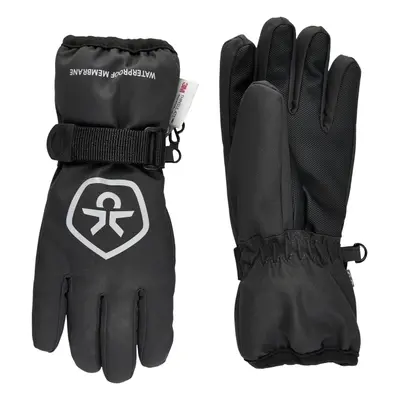 Gyermek síkesztyű COLOR KIDS Gloves, waterproof, black