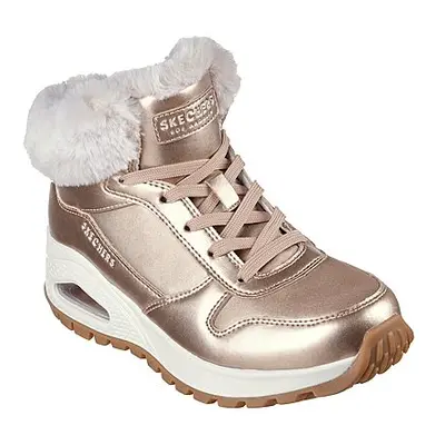 Női téli bokacsizma SKECHERS Uno Rugged Cool Nova rose gold